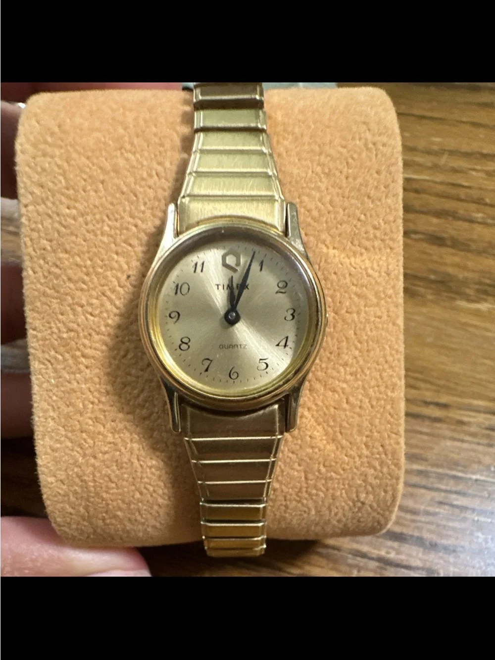 Timex Gold Tone Women's Watch with Champagne Dial